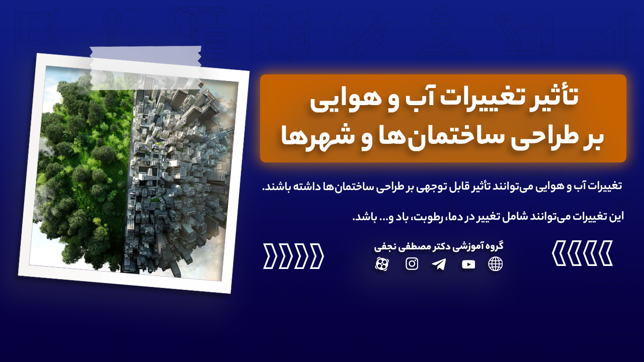 تأثیر تغییرات آب و هوایی بر طراحی ساختمان‌ها و شهرها