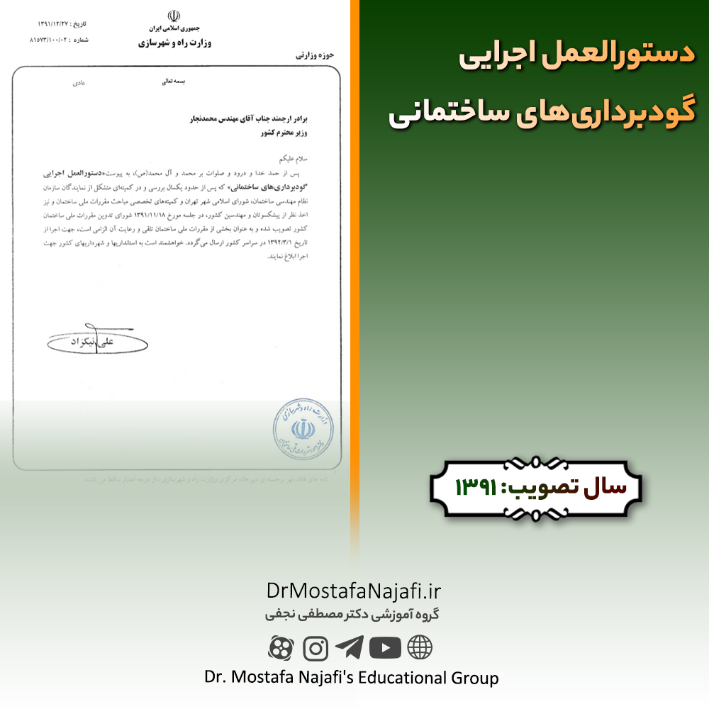 دستورالعمل اجرایی گودبرداری‌های ساختمانی