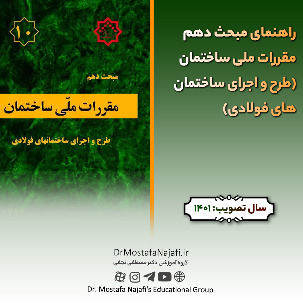 راهنمای مبحث دهم مقررات ملی ساختمان (طرح و اجرای ساختمانهای فولادی) راهنمای مبحث دهم مقررات ملی ساختمان (طرح و اجرای ساختمانهای فولادی)